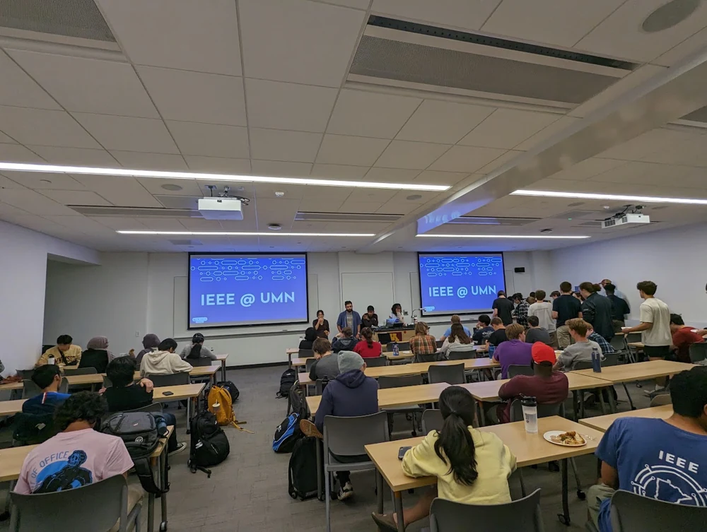 An IEEE student chapter event at the University of Minnesota.